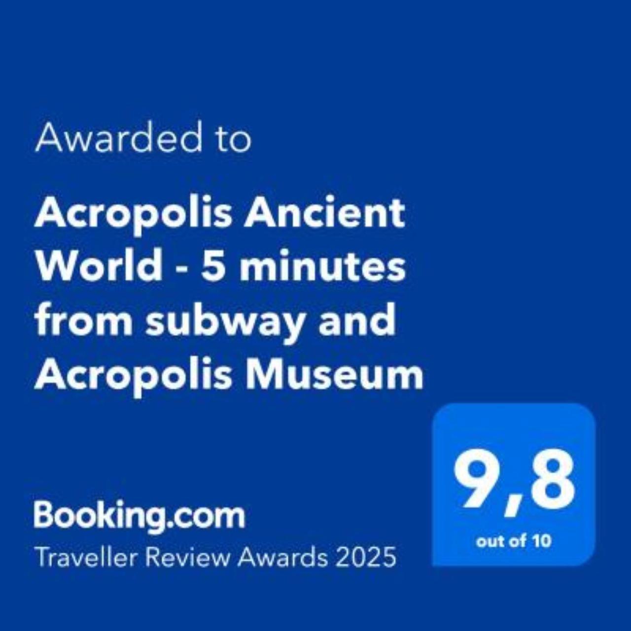 Apartamento Acropolis Ancient World - 5 Minutes From Subway And Acropolis Museum Atenas Exterior foto